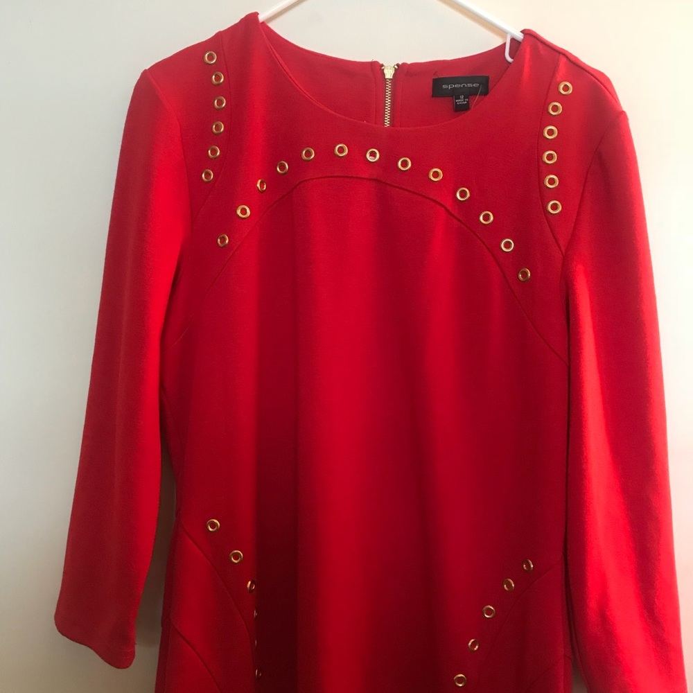 Fire red dress